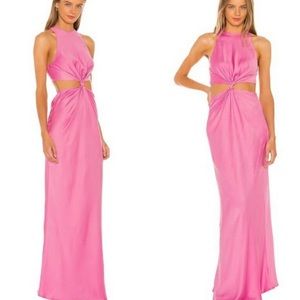 L’Academie formal pink long dressd